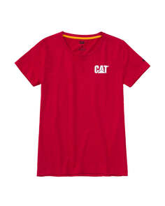 Женская футболка CAT, красный Caterpillar