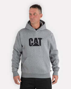 Мужская толстовка с капюшоном CAT, серый Caterpillar