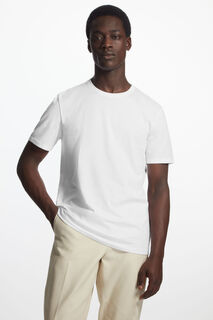 Набор 3 облегченных футболок обычного кроя, белый COS
