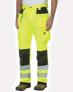 Мужские рабочие брюки Hi-Vis CAT, желтый/черный Caterpillar
