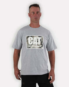 Мужская футболка Diesel Power CAT, серый Caterpillar