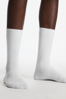 3 набора носков в ребинку, белый COS