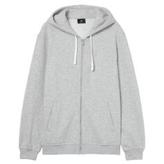 Худи H&amp;M Relaxed Fit Hooded Jacket, серый H&M