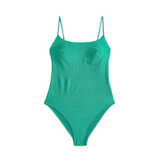 Слитный купальник H&amp;M Padded Cup, изумруд H&M