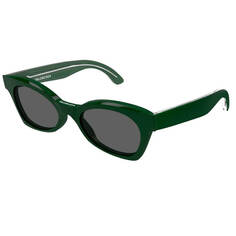 Солнцезащитные очки Balenciaga, зеленый/серый