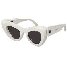 Солнцезащитные очки Balenciaga, белый/серый