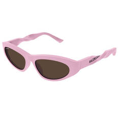 Солнцезащитные очки Balenciaga, розовый/коричневый