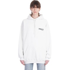 Худи Balenciaga Cotton, белый