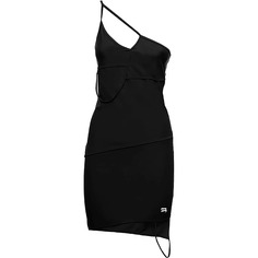 Платье Balenciaga Asymmetrical, черный