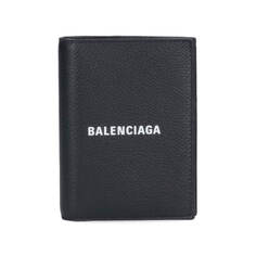 Складной бумажник Balenciaga, черный/белый