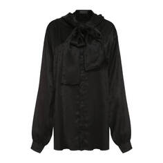 Рубашка Balenciaga Jacquard, черный
