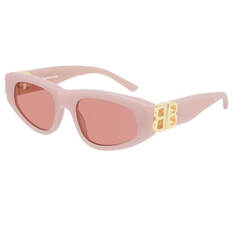 Солнцезащитные очки Balenciaga, розовый/золотой/красный