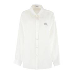 Рубашка Balenciaga Silk, белый