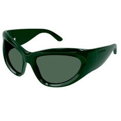 Солнцезащитные очки Balenciaga, зеленый