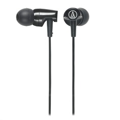 Наушники-вкладыши Audio-Technica ATH-CLR100iSBK, черный