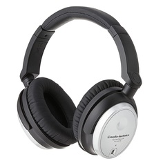 Наушники Audio-Technica ATH-ANC7b-SViS проводные, серебряный