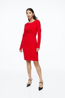MAMA Платье для кормящих с завязками H&amp;M, красный H&M