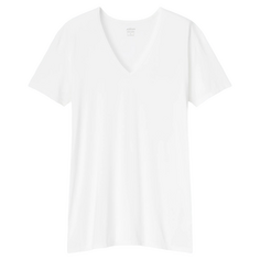 Футболка Uniqlo Airism V Neck, белый