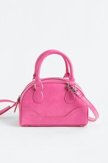 Мини-сумка из жаккардовой ткани H&amp;M, розовый H&M