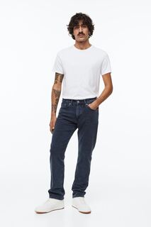 Обычные джинсы H&amp;M, темно-синий H&M