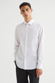 Рубашка классического кроя COOLMAX H&amp;M, белый H&M