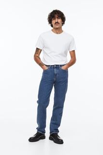 Свободные джинсы H&amp;M, синий деним H&M
