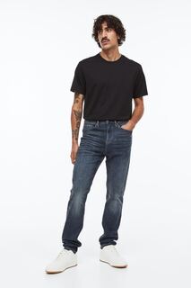Узкие джинсы Freefit H&amp;M, темно-синий деним H&M