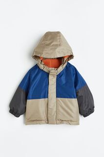 Утепленная куртка для активного отдыха H&amp;M, синий/цветные блоки H&M