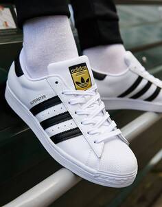 Мужские кроссовки Adidas Originals Superstar, белый/черный
