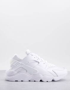 Белые кроссовки Nike Air Huarache