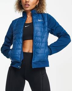 Бирюзово-голубая куртка с синтетическим наполнителем Nike Running Therma-FIT