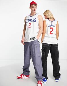 Белый трикотажный жилет унисекс Nike Basketball NBA LA Clippers Kawhi Leonard