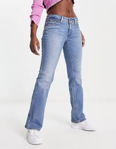 Джинсы Levi&apos;s со сверхнизким вырезом средней степени стирки Levis