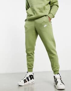 Джоггеры Nike Club цвета аллигатора зеленого цвета