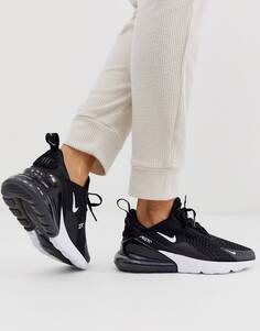 Кроссовки Nike Air Max 270 в черно-белом цвете