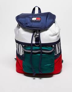 Разноцветный рюкзак с цветными блоками Tommy Jeans