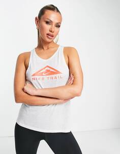 Серая майка с логотипом Nike Running Trail