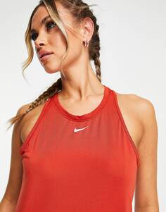 Темно-оранжевая майка стандартного кроя Nike Training One Dri-FIT