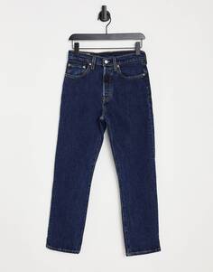 Укороченные джинсы прямого кроя с высокой посадкой Levi&apos;s 501 цвета индиго Levis