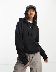 Толстовка с капюшоном Adidas Originals Essentials Fleece, черный