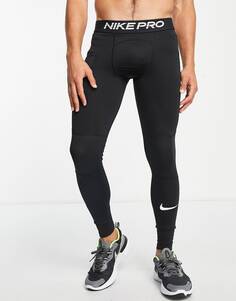 Черные тайтсы Nike Pro Training Dri-FIT