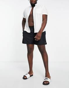 Черные шорты Nike Swim Plus 5 дюймов для волейбола
