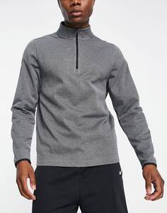 Черный топ на молнии до половины Nike Golf Victory Therma-FIT