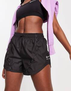 Черные шорты с закругленными краями Nike Running Air Dri-FIT