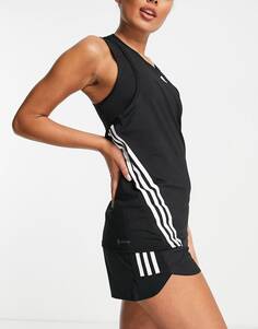 Черный жилет с 3 полосками adidas Training Train Icons