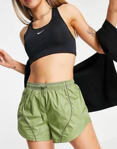 Шорты цвета хаки с закругленными краями Nike Running Air Dri-FIT