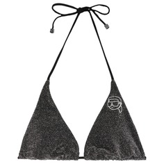 Лиф Karl Lagerfeld Ikonik 2.0 Bikini, черный
