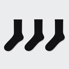 Набор носков Uniqlo Kids Regular (three Pairs), черный