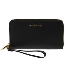 Клатч Michael Kors Leather Smartphone Wrist Pouch, черный