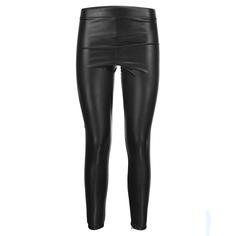 Леггинсы Michael Kors Leatherette Stretch, черный